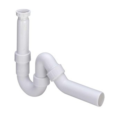Viega Afvoeren voor spoelbakken sifon hostaleen universeel 6/4"x40mm m. 45° afvoerbocht wit