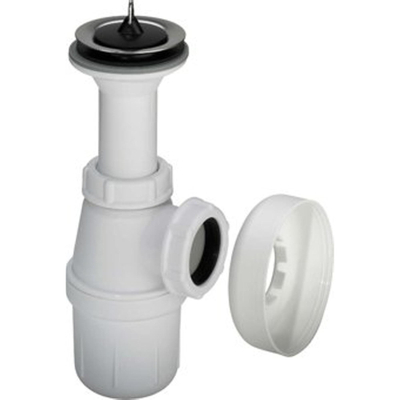 Viega kunststof plugbekersifon 5/4 zonder muurbuis met rozet
