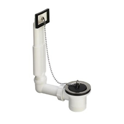 Viega afvoer overloop garnituur 6/4 70mm met stop met ketting