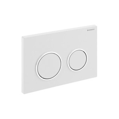 Geberit Kappa 21 bedieningsplaat front planchetbediening voor reservoir UP 200 wit glanschroom wit TWEEDEKANS
