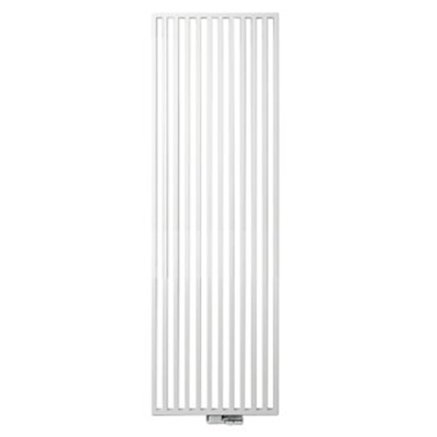 Vasco Arche VV designradiator met verticale buizen 570x1800mm 1273 watt aansluiting 1188 aluminium grijs (M302)