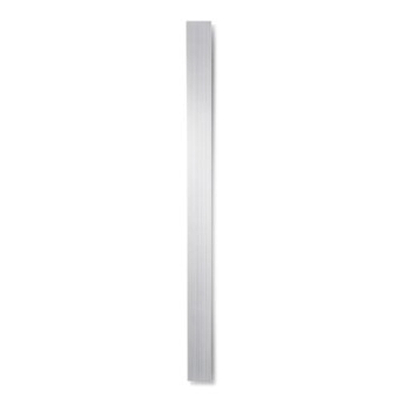 Vasco Bryce Mono designradiator aluminium verticaal 2000x150mm 642W - aansluiting 0066 grijs-bruin (N507)