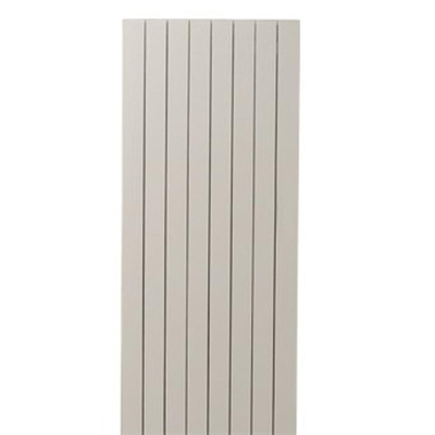 Vasco Zaros V75 designradiator aluminium verticaal 1200x450mm 1078W aansluiting 0066 wit structuur