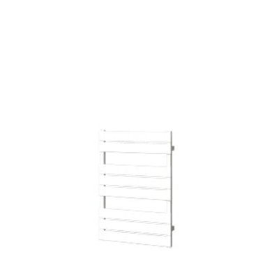 Plieger Genua M designradiator horizontaal middenaansluiting 800x550mm 405W donkergrijs structuur