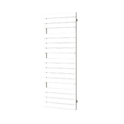 Plieger Genua M designradiator horizontaal middenaansluiting 1520x550mm 800W donkergrijs structuur