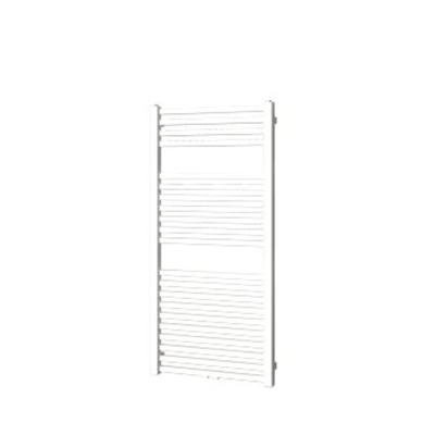 Plieger Roma M designradiator horizontaal middenaansluiting 1255x600mm 700W donkergrijs structuur