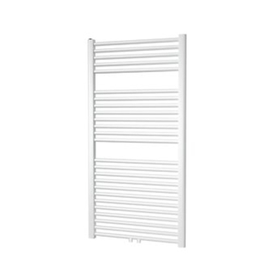 Plieger Palmyra designradiator horizontaal middenaansluiting 1175x500mm 580W donkergrijs structuur