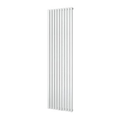 Plieger Siena designradiator verticaal enkel 1800x462mm 1094W parelgrijs (pearl grey)