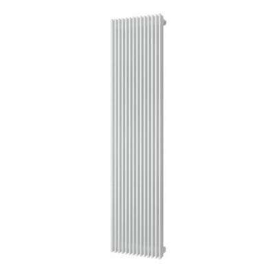 Plieger Antika Retto designradiator verticaal middenaansluiting 1800x415mm 1556W zwart grafiet (black graphite)