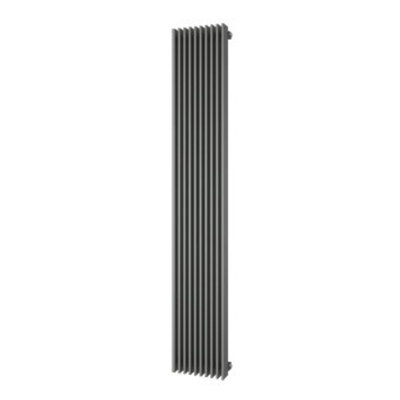 Plieger Antika Retto designradiator verticaal middenaansluiting 1800x295mm 994W parelgrijs (pearl grey)