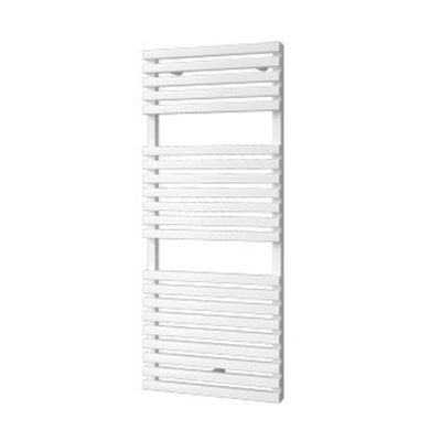 Plieger Lugo designradiator horizontaal 1758x600mm 1110W wit structuur