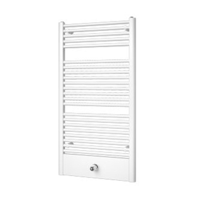 Plieger Lucca designradiator horizontaal 775x600mm 415W antraciet metallic