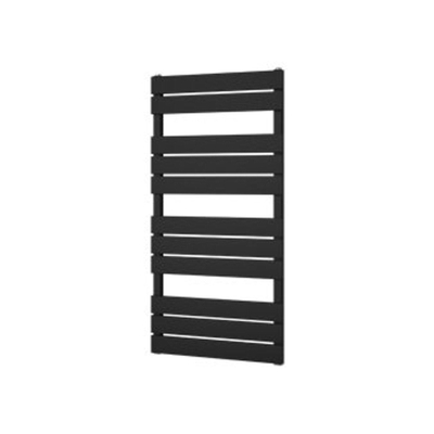 Plieger Genua designradiator horizontaal 1120x550mm 558W zwart grafiet (black graphite)