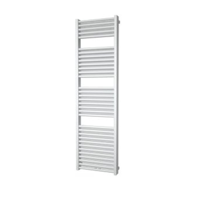 Plieger Imola M designradiator horizontaal met middenaansluiting 1770x500mm 1155W donkergrijs structuur