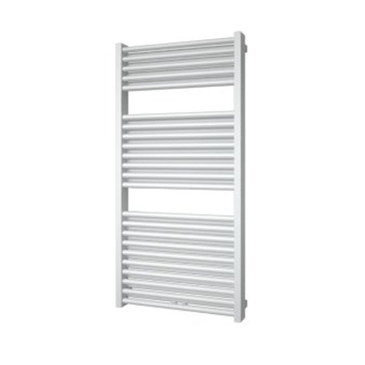 Plieger Imola M designradiator horizontaal met middenaansluiting 1230x600mm 943W antraciet metallic