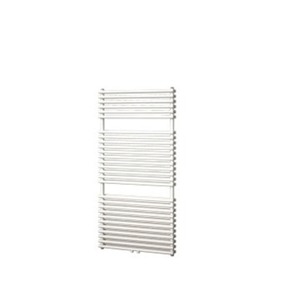 Plieger Florian Nxt M designradiator dubbel horizontaal met middenaansluiting 1216x500mm 833W antraciet metallic