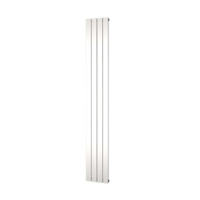 Plieger Cavallino Retto designradiator verticaal enkel middenaansluiting 2000x298mm 666W wit