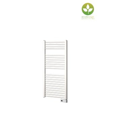 Plieger Palermo-EL III/Fischio elektrische designradiator horizontaal 1111x500mm 500W wit structuur