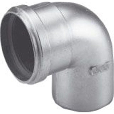 Burgerhout BM FIX Dikwandige aluminium afvoerbocht 90 graden 80mm