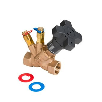 Komfort VTR stranginregelafsluiter 1 1/4" PN25 DN32 meetafsl. + vul/aftapkraan