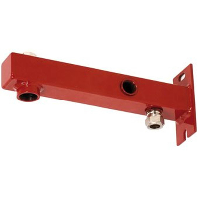 Thermo expansievatbeugel 4 gats rood