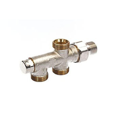 Heimeier Duolux onderblok 2 pijps M24x1,5 1/2 instelbaar