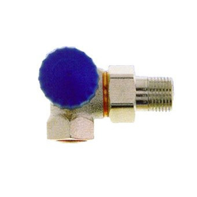Heimeier Thermostatische radiatorafsluiter 1/2 dubbel haaks LI Kvs 1,85 m3 h lage weerstand