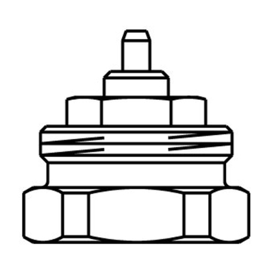 Oventrop adapter aansluiting M30x1.0 naar M30x1.5