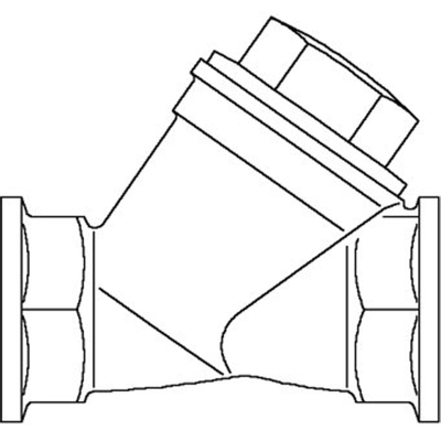 Oventrop Inregelafsluiter BRNS 1 DN25 PN25 Kvs = 889 m3/h binnendraad