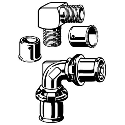 Viega Pexfit Knie 20x20