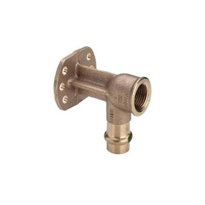 Viega Sanpress nuurplaat SC pers x bi.dr. hoog 15x1/2 x45mm brons