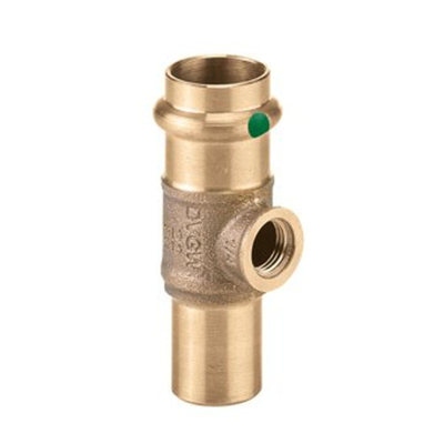 Viega Sanpress t stuk brons 54 x 1 4 bi. x 54 mm brons