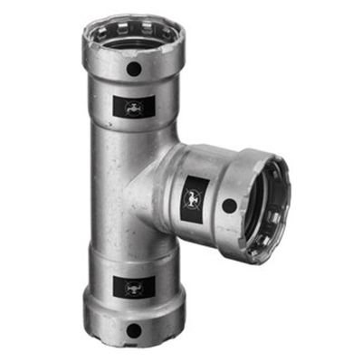 Viega Megapress T-stuk SC staal 2"x3/4"x2"