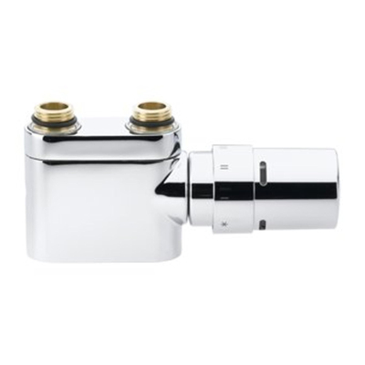 Danfoss VHX D Design onderblokset 2 punts met regelelement RA X HOH 50mm 1/2 bu bi recht chro