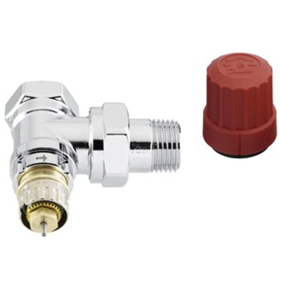 Danfoss RA NC Thermostatische radiatorafsluiter 1/2 bi bu haaks chroom