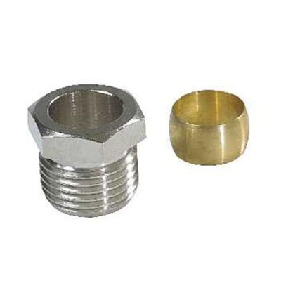 Danfoss Knelmoer met ring 1/2x15 mm