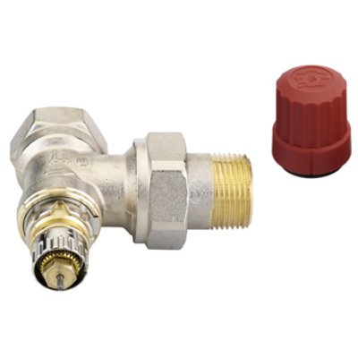 Danfoss radiatorafsluiter met voorinstelling 3/4 haaks Kvs = 140 m3/h RA N20