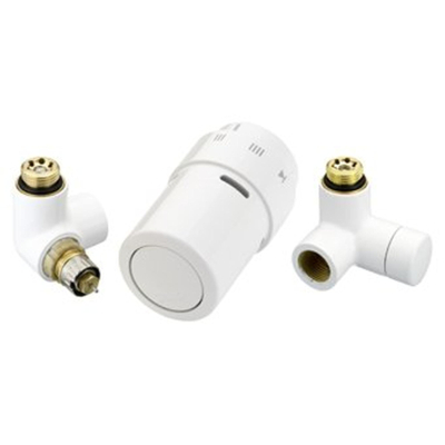 Danfoss X-tra Collection designset 1/2" links wit (RAL 9016) TWEEDEKANS