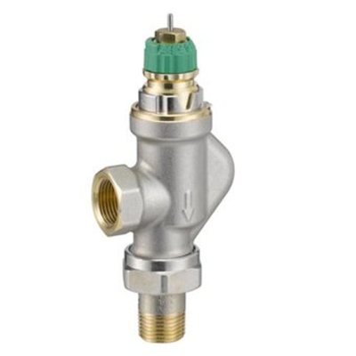 Danfoss Dynamic Valve thermostatische radiatorafsluiter haaks verkeerd 1/2 instelbaar debiet van 25 135 l/h RA DV