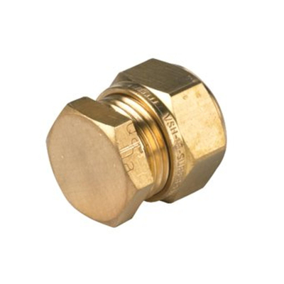 VSH Super Knel knel eindstop vernikkeld 15mm gastec / kiwa