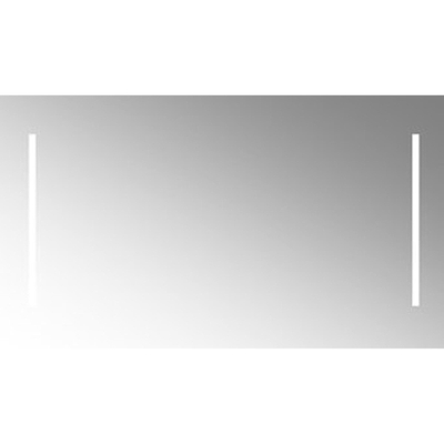 Plieger spiegel 140x60cm met geïntegreerde LED verlichting 2x verticaal