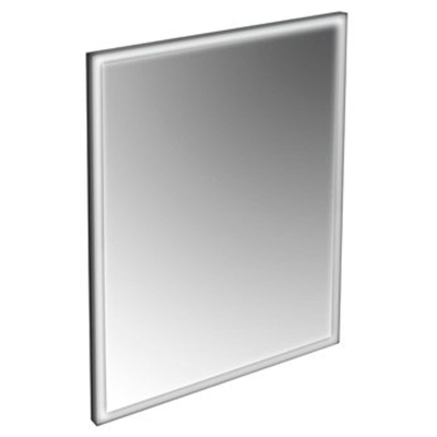 Plieger Raya Nero spiegel met LED verlichting rondom 100x65cm met zwarte lijst