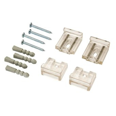 Noord RAM spiegelklemmen per stel kunststof, max. gewicht 10kg/0.8m2