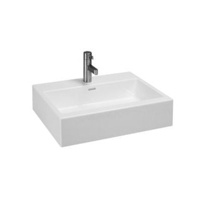 Laufen Living City wastafel 60x46x15.5cm zonder kraangat met overloop keramiek wit