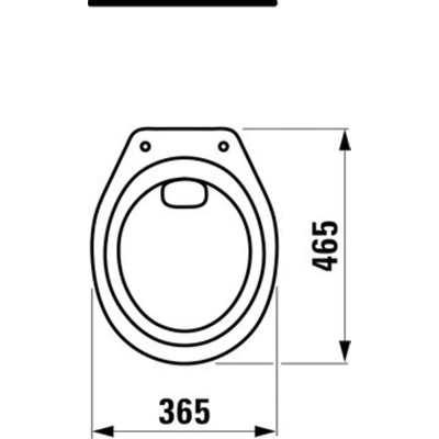 Jika Euroline closetpot diepspoel met midden onder uitlaat 46.5x36.5x40cm wit