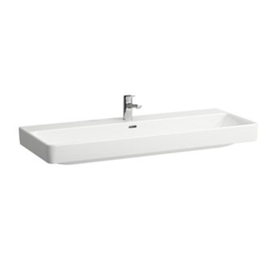 Laufen Pro S meubelwastafel 120x46.5x17.5cm 1 kraangat keramiek LCC-wit