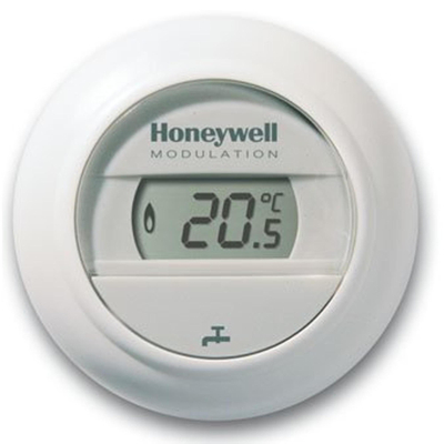 Honeywell Round kamerthermostaat 24V Modulation/OpenTherm CV + warmwater wit