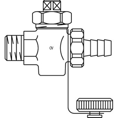 Oventrop Vul aftapkraan 1/2 DN15 PN16 brons buitendraad