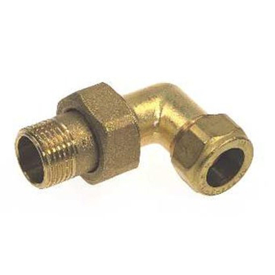 VSH Super Knel Messing knel radiatorkoppeling 1/2 buidrx15mm haaks