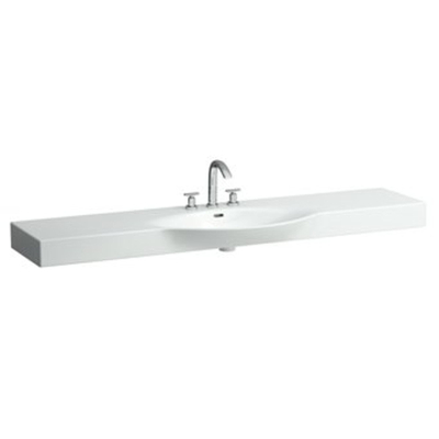 Laufen Palace meubelwastafel 150x51x16.5cm 1 kraangat keramiek wit